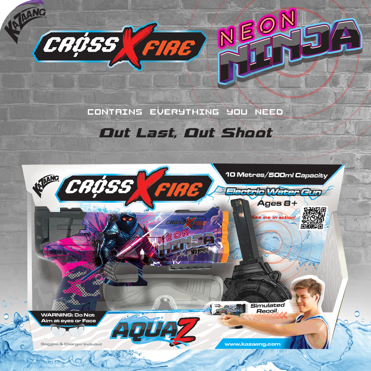 CrossXFire AquaZ - Neon Ninjas – BMS Brands North America