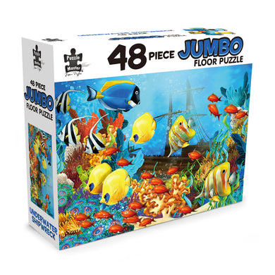 Underwater Shipwreck 48 Piece Jumbo Floor Puzzle