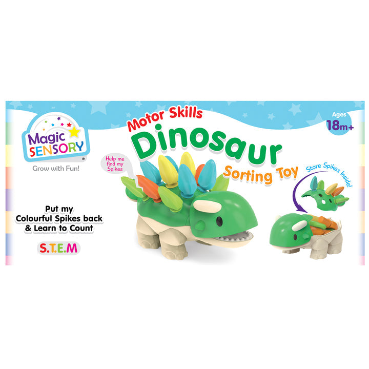 Load image into Gallery viewer, Motor Skills Dinosaur Sorting Toy
