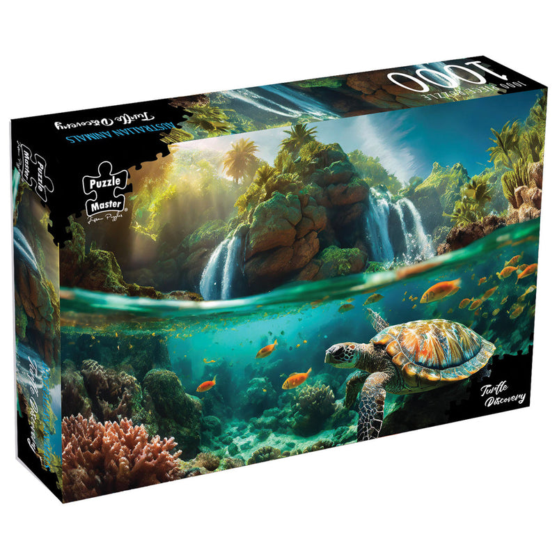 Load image into Gallery viewer, Turtle Discovery 1000 Pc Puzzle
