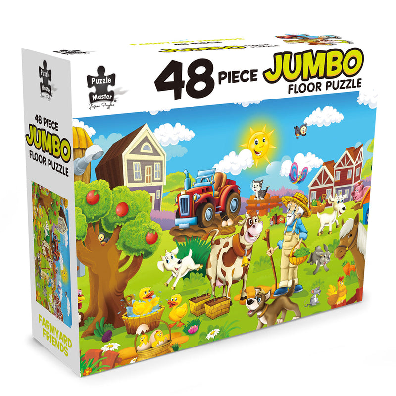Load image into Gallery viewer, Farmyard Friends 48 Pc Jumbo Floor Puzzle
