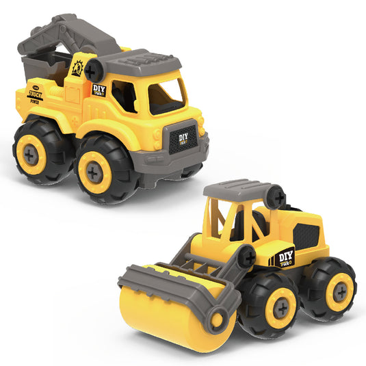 2 in 1 Roadworks Vehicle Set