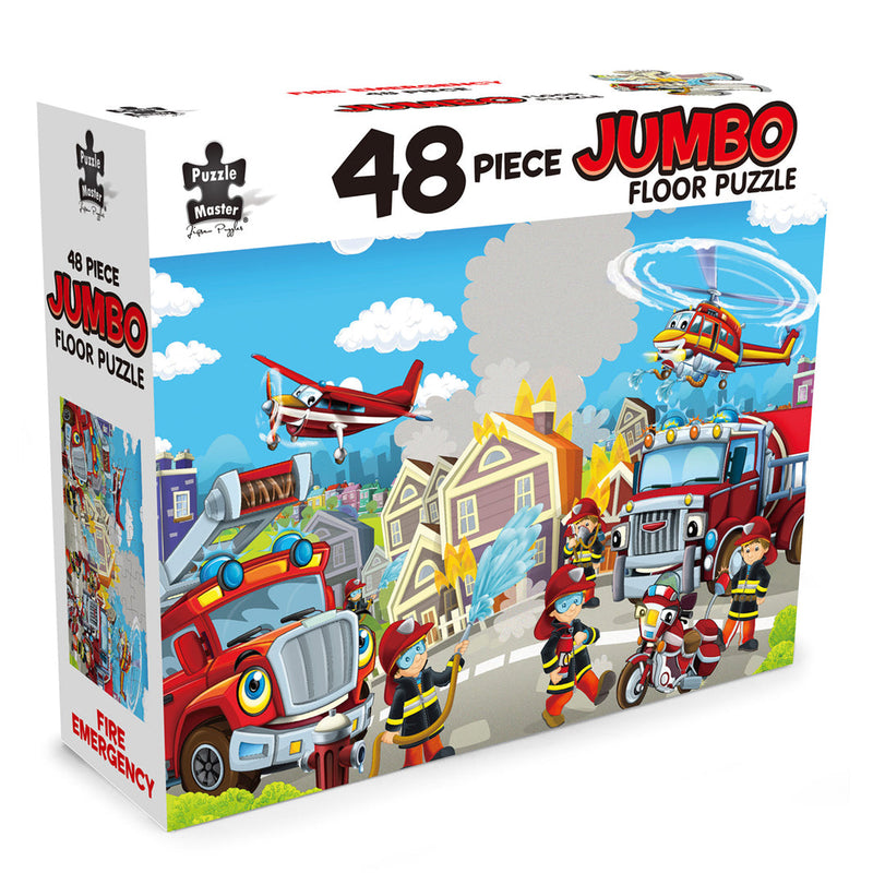 Load image into Gallery viewer, Fire Emergency 48 Pc Jumbo Floor Puzzle
