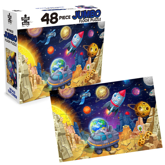 Space Explorer 48 Piece Jumbo Floor Puzzle