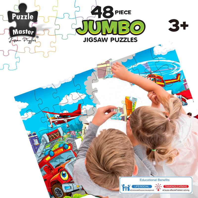 Load image into Gallery viewer, Fire Emergency 48 Pc Jumbo Floor Puzzle
