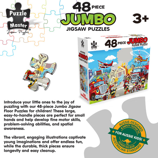 Fire Emergency 48 Pc Jumbo Floor Puzzle
