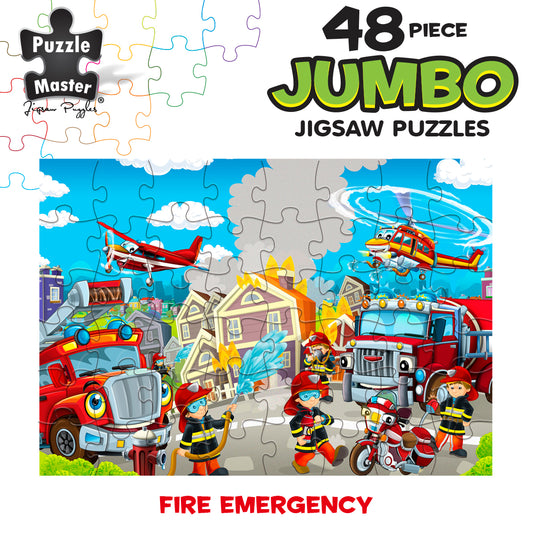 Fire Emergency 48 Pc Jumbo Floor Puzzle