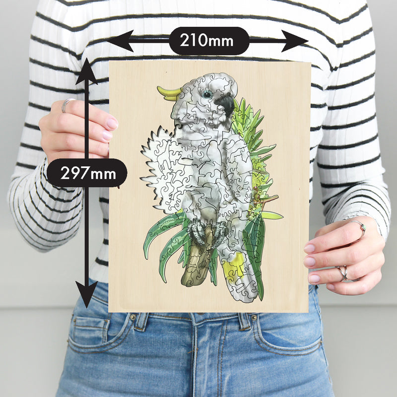 Load image into Gallery viewer, Cockatoo - 133 Pc Wooden Jigsaw Puzzle
