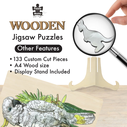 Cockatoo - 133 Pc Wooden Jigsaw Puzzle