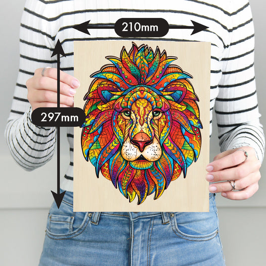 Lion - 140 pc Wooden Jigsaw Puzzle