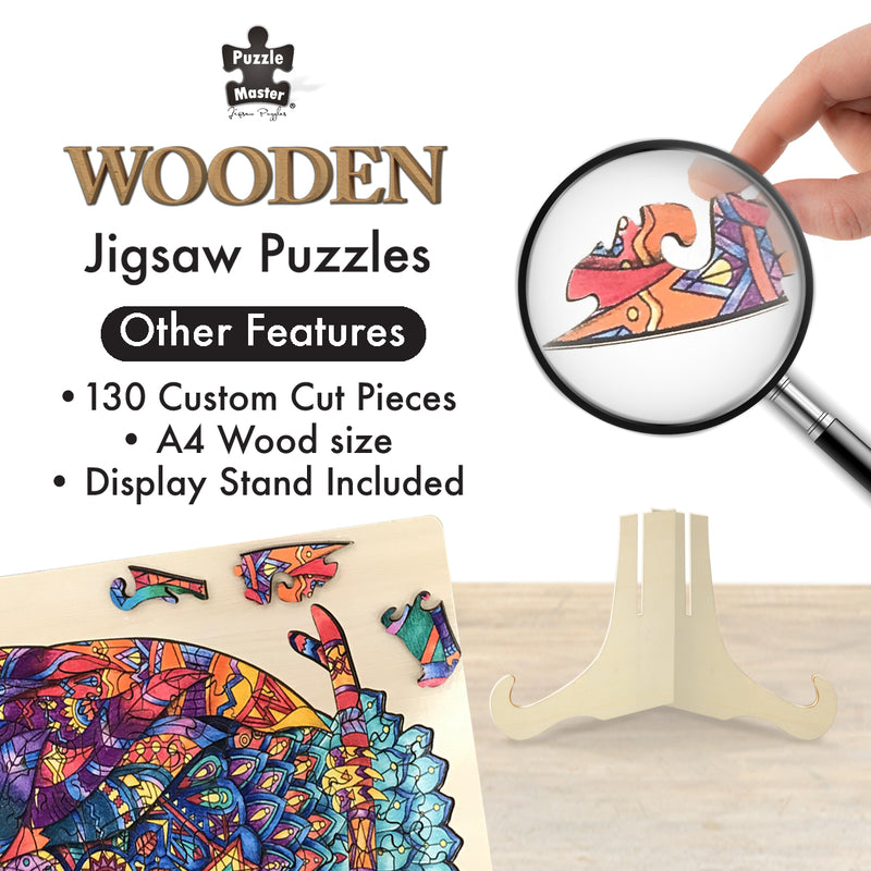 Load image into Gallery viewer, Owl - 130 Pc Wooden Jigsaw Puzzle
