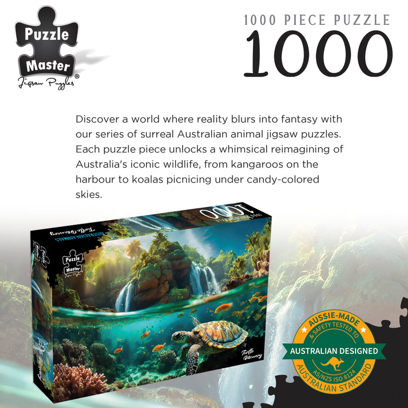 Load image into Gallery viewer, Turtle Discovery 1000 Pc Puzzle
