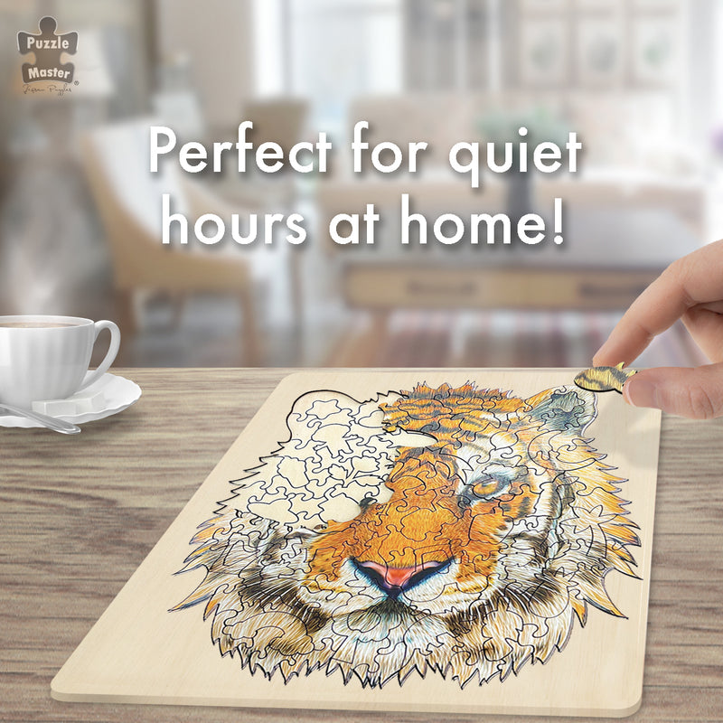 Load image into Gallery viewer, Tiger - 130 Pc Wooden Jigsaw Puzzle
