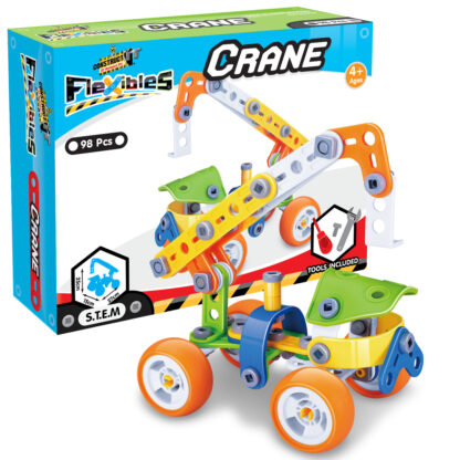 Construct It Flexibles Crane Box and model