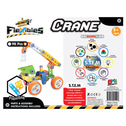 Construct It Flexibles Crane Back of the box