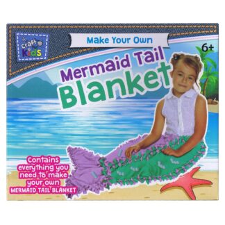Craft For Kids Mermaid Tail Blanket Front