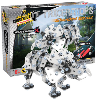 Construct It Platinum X Triceratops - Shielded Beast Box and Model