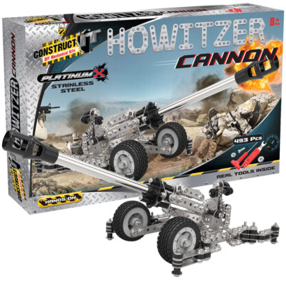 Construct It Platinum X Howitzer Cannon Box and Model