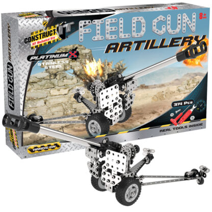 Construct It Platinum X Field Gun Artillery Box and Model