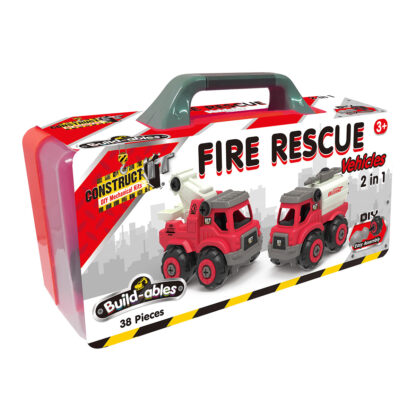 Construct It Buildables Fire Rescue Set Box