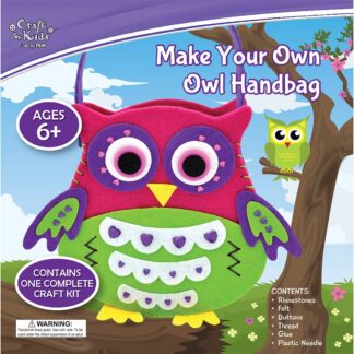 Craft For Kids Make Your Own Owl Handbag Front